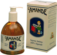 L'Amande Marseille Sapone Intimo 100% Vegetale 300ml  - 1