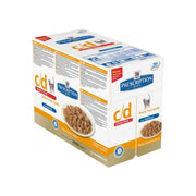 Hill's Prescription Diet c/d Urinary Stress Bustina Umido con Salmone Per Gatti 12x85g-1