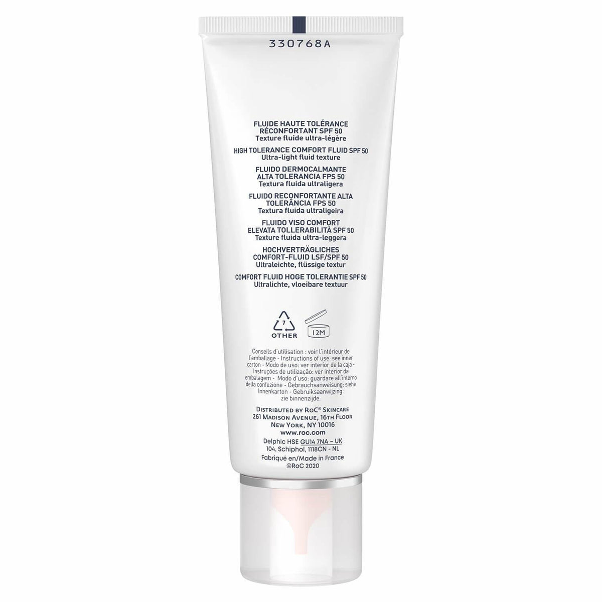 Roc Solare Viso Fluido Elevata Tollerabilità SPF50 50ml  - 2