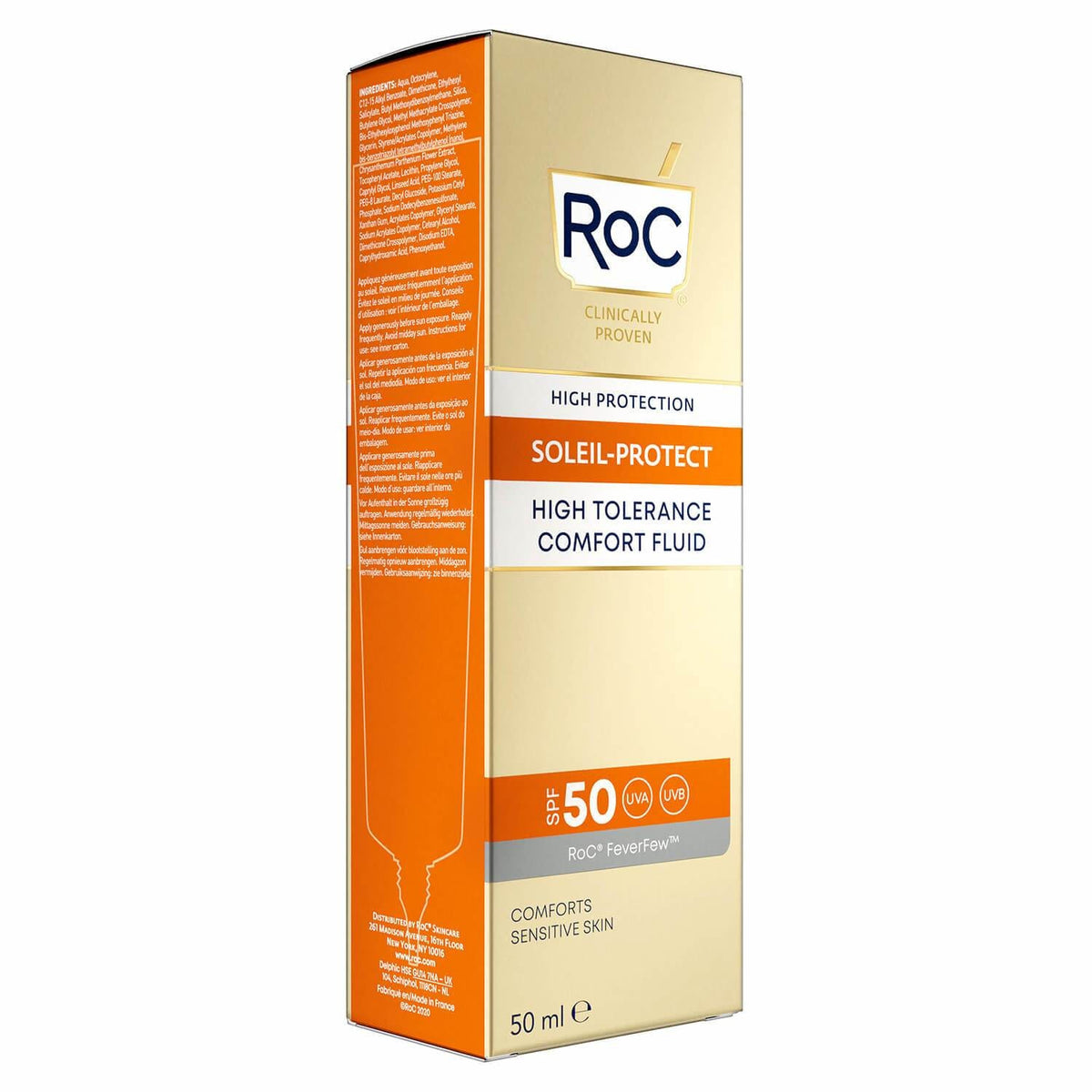 Roc Solare Viso Fluido Elevata Tollerabilità SPF50 50ml  - 4