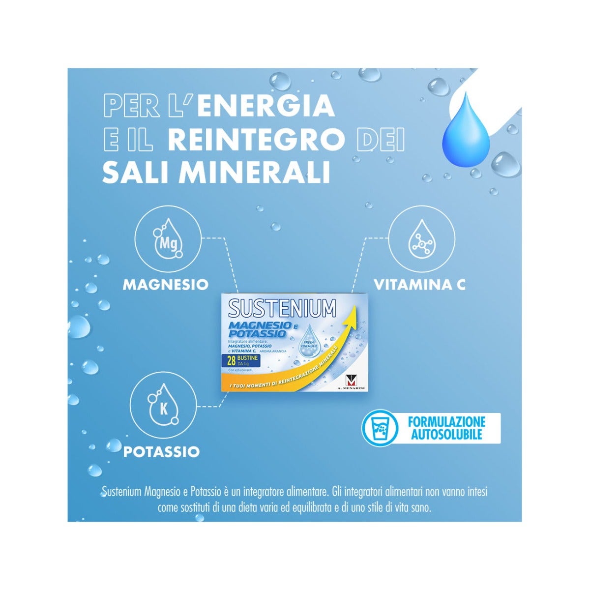 Sustenium Magnesio E Potassio 28 Bustine-30