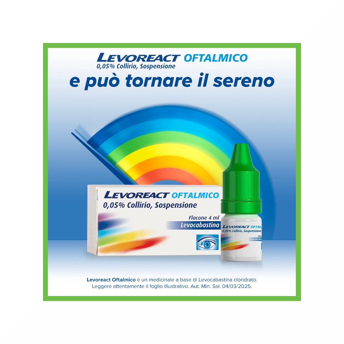 Levoreact Collirio Antistaminico per Occhi che Lacrimano e Congiuntivite Allergica-10