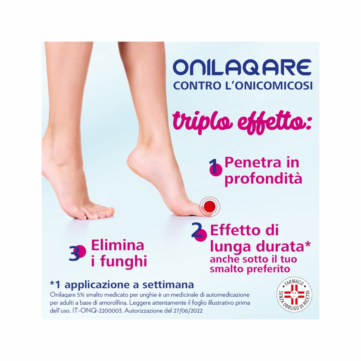 Onilaqare Smalto Medicato Unghie Flacone 2,5ml 5% Con Tappo Applicatore -3