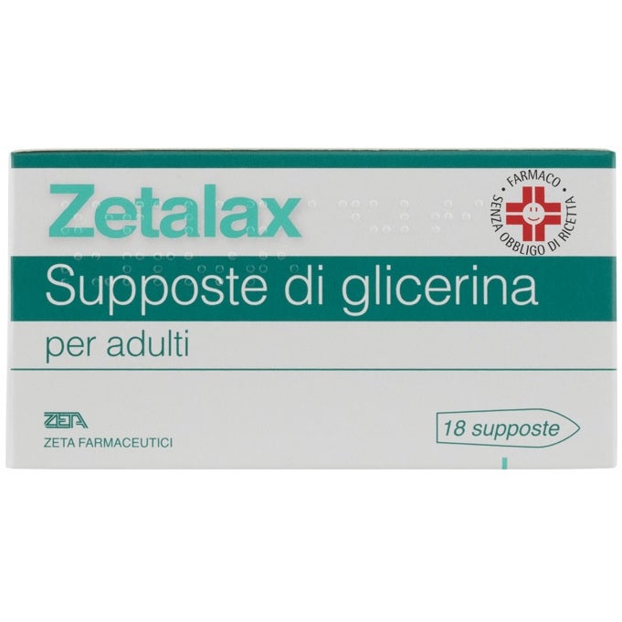 Zetalax Adulti 18 Supposte 2,25g  - 3