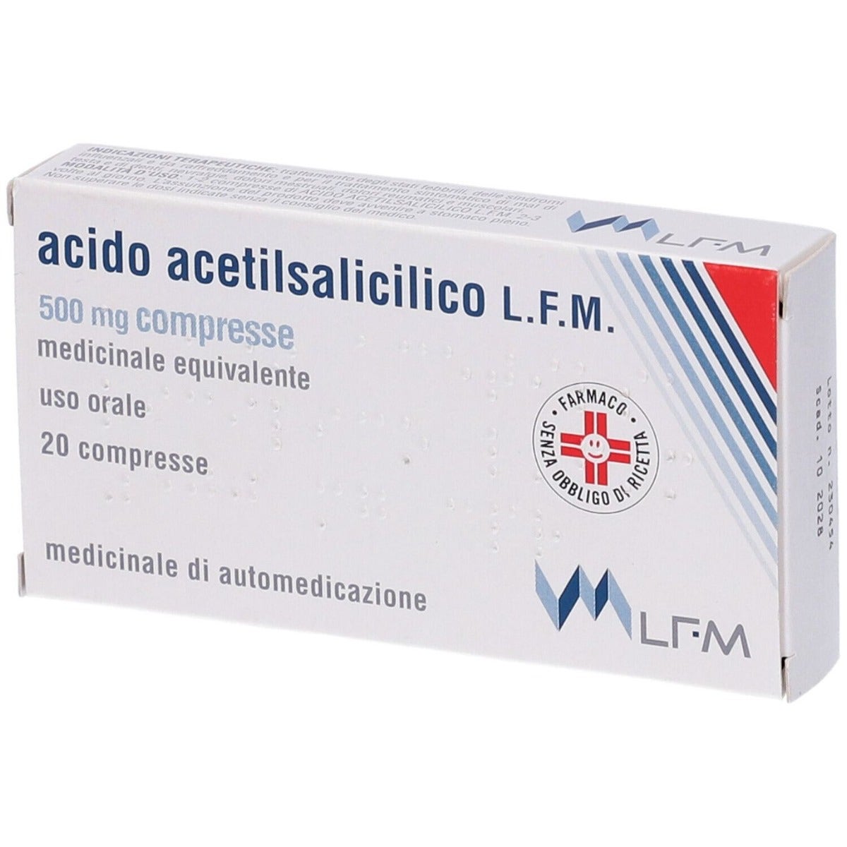 LFM Acido Acetilsalicilico 500mg 20 compresse-2