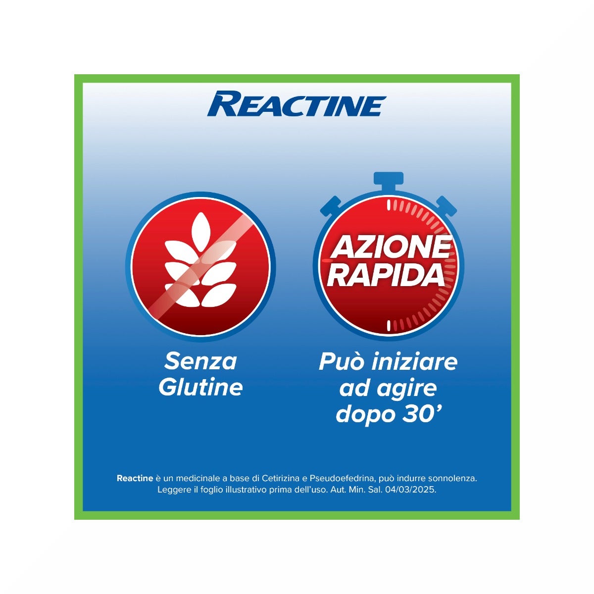Reactine Allergia 6 Compresse Antistaminico Rinite Allergica e Rinorrea-8