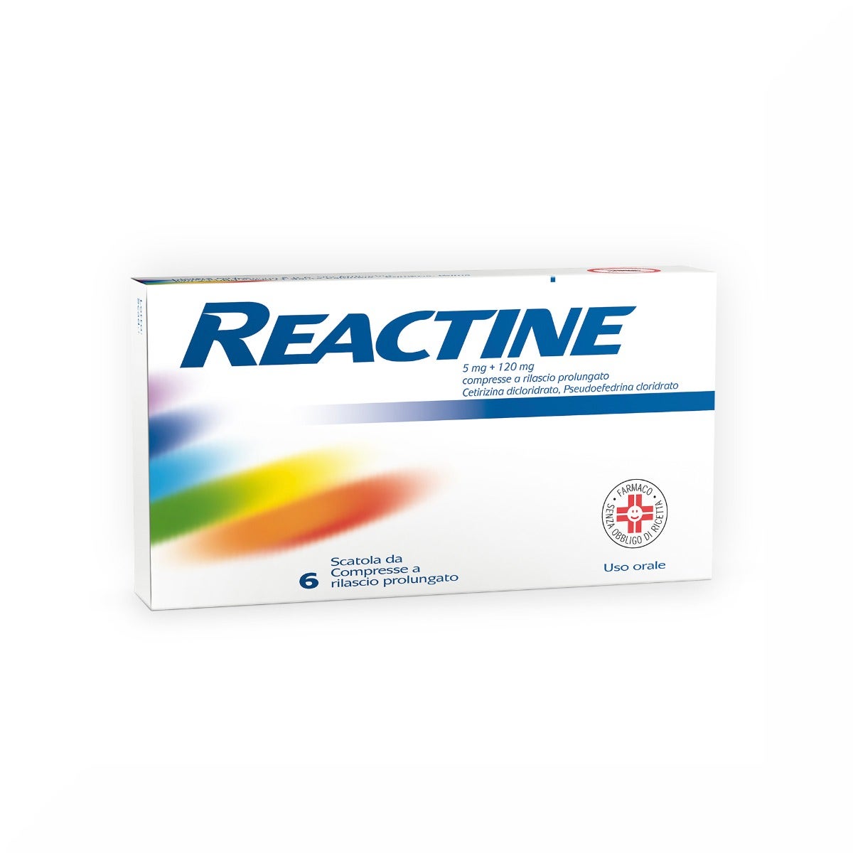 Reactine Allergia 6 Compresse Antistaminico Rinite Allergica e Rinorrea-4