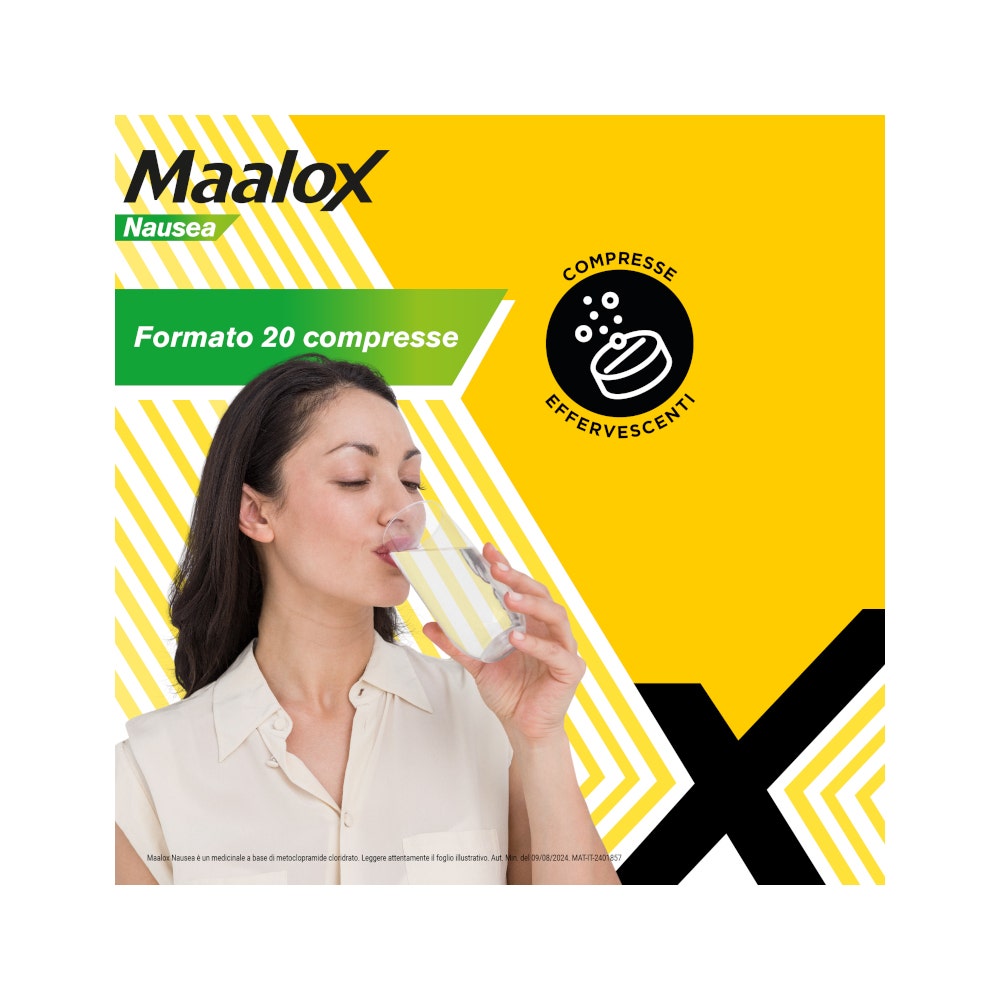 Maalox Nausea Trattamento della Nausea 20 cpr Effervescenti-26