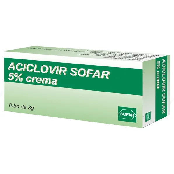 Aciclovir Crema Dermatologica 5% 3g-1