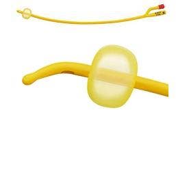 Rusch Goldplus Silkolatex Catetere Vescicale A Media Permanenza Lattice-Silicone Adulto CH12 1 Pezzo  - 1