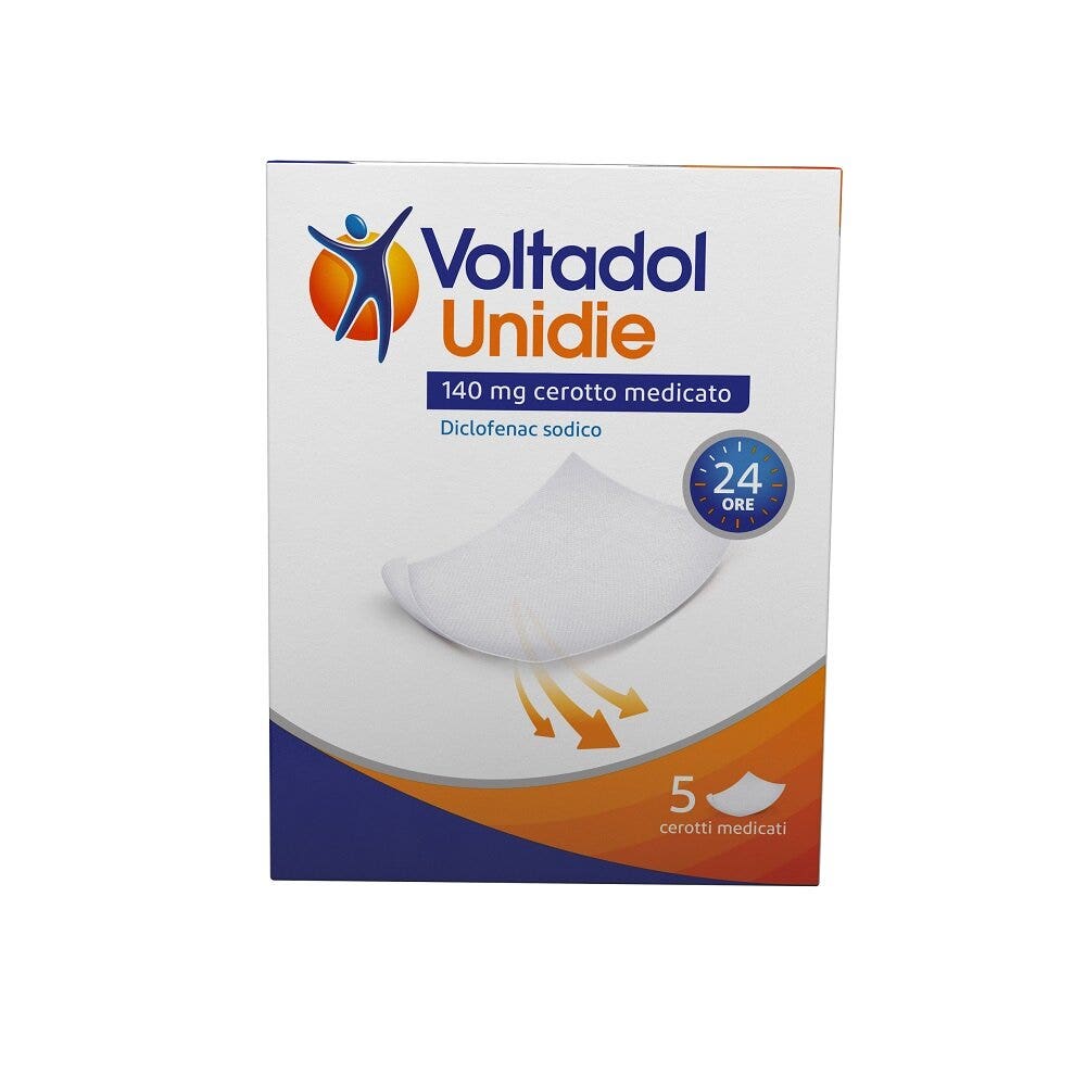 Voltadol Unidie Antifiammatorio Fino 24ore Diclofenac Dolori Muscolari Articolari 5 Cerotti Medicati-3