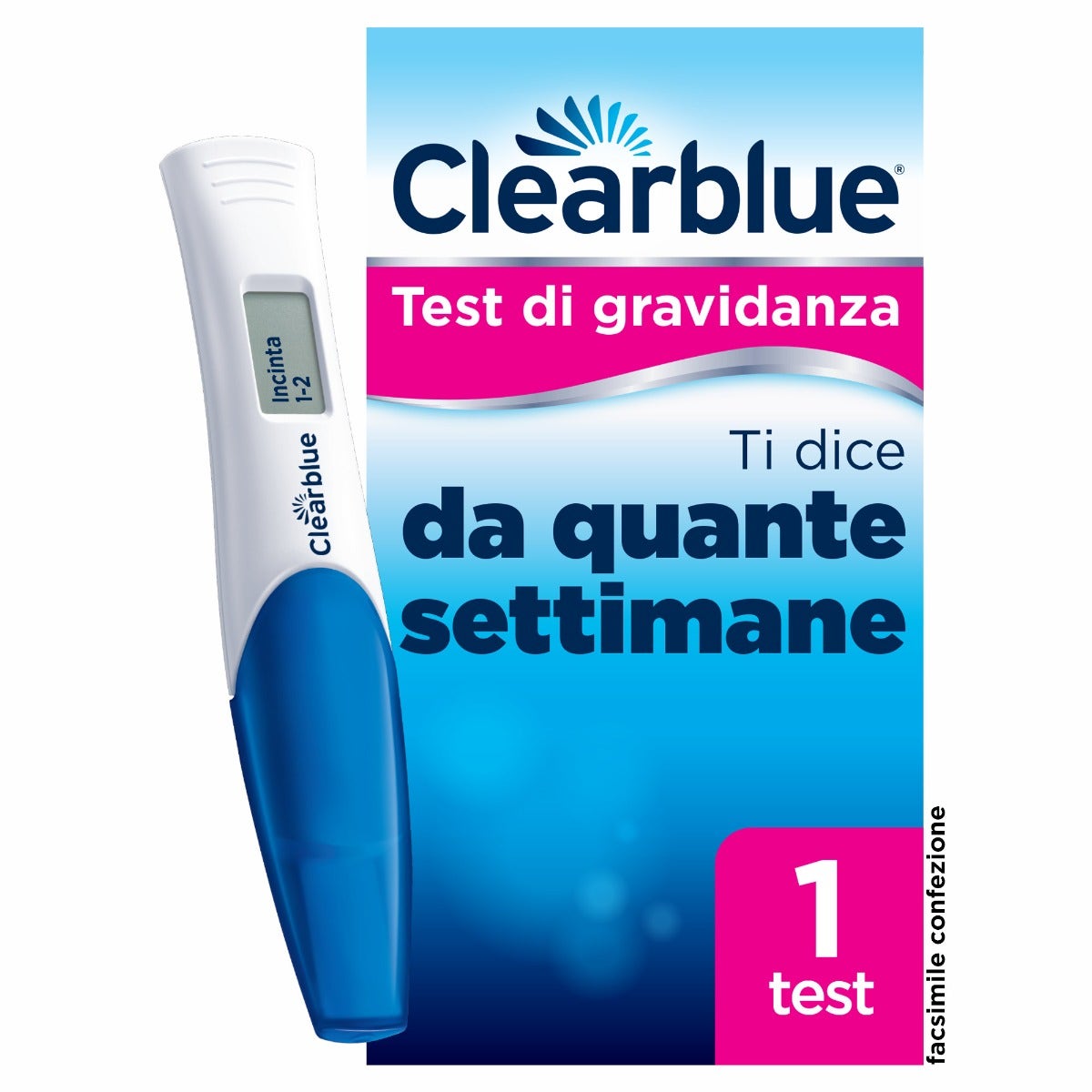 Clearblue Digital Indicatore Di Concepimento Test Gravidanza Digitale 1 Pezzo-2