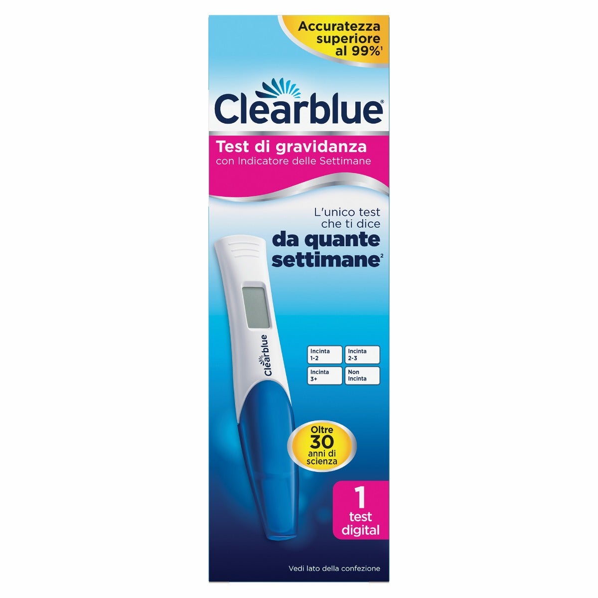 Clearblue Digital Indicatore Di Concepimento Test Gravidanza Digitale 1 Pezzo-3