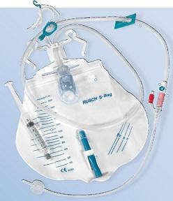 Profilcath Preconnesso CH16 40cm Lunghezza + Sacca Di Drenaggio 2000ml  - 1