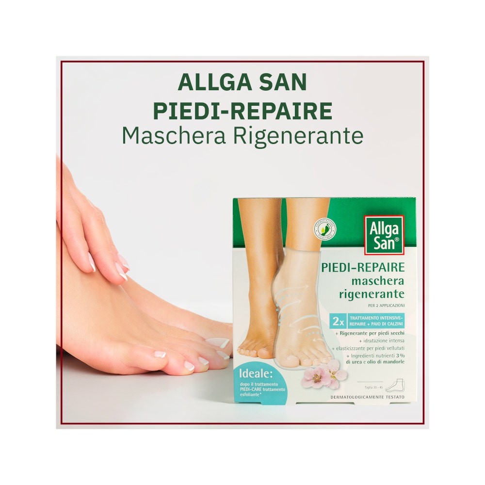 AllgaSan Piedi Repair Maschera Rigenerante 2 Trattamenti 28ml-6