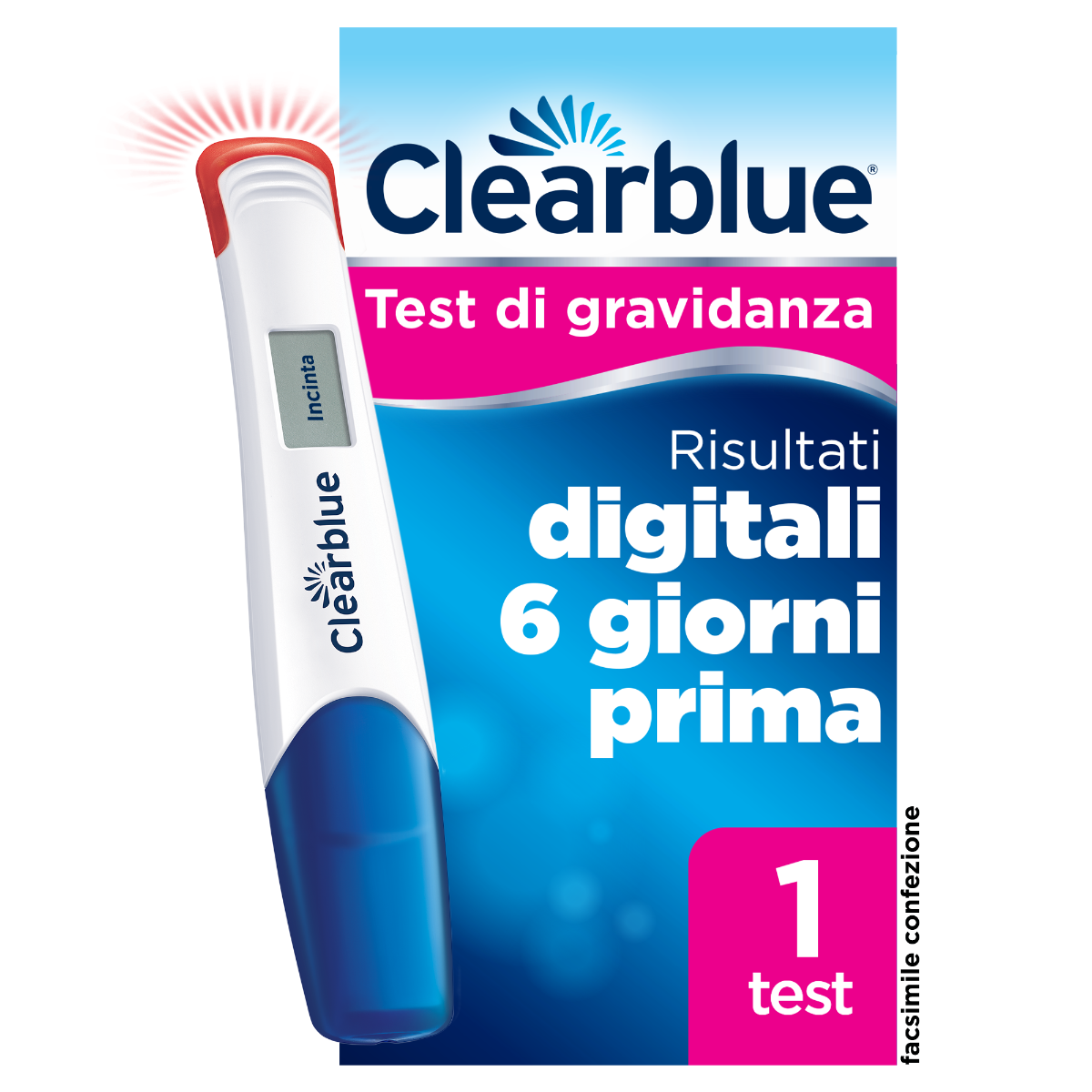Clearblue Test Gravidanza Digitale Precoce 1 Pezzo-2