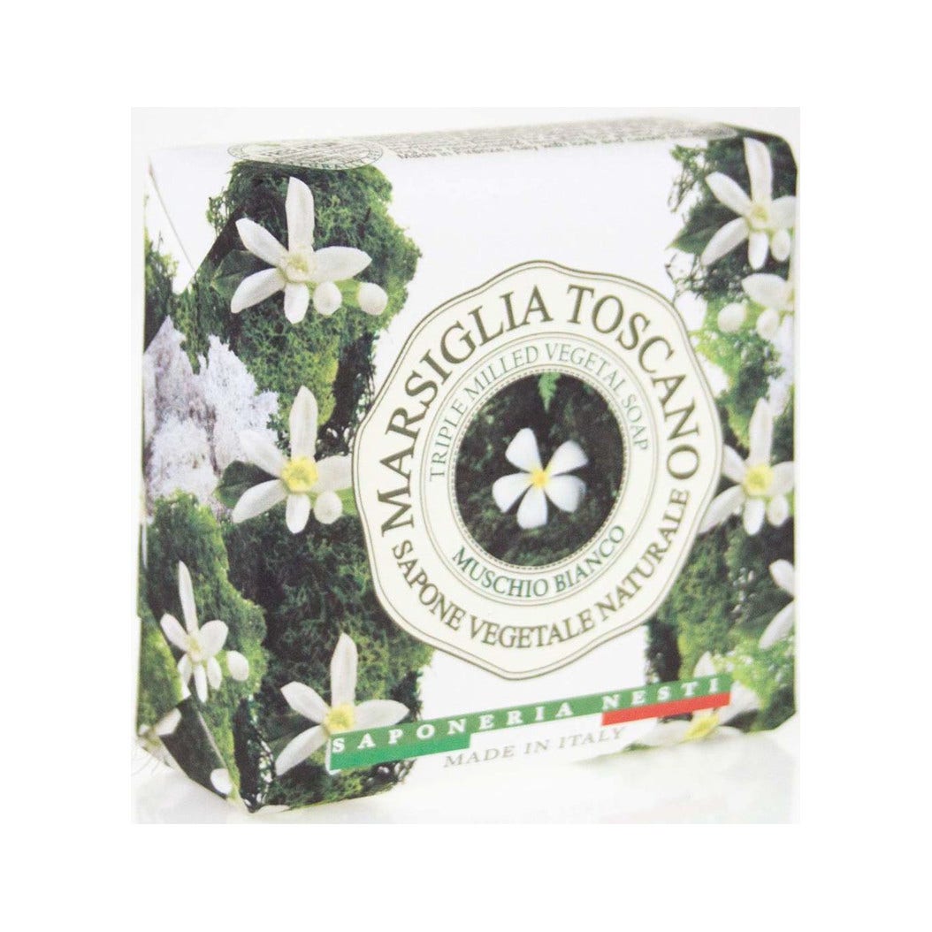 Nesti Dante Marsiglia Toscano Sapone Muschio Bianco 200g-2