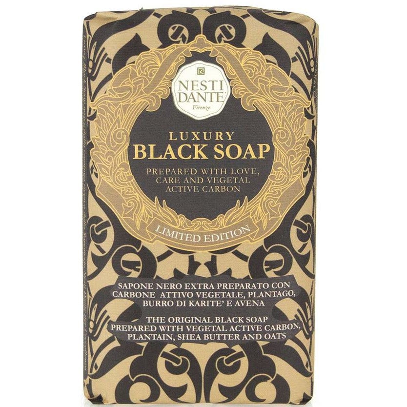 Nesti Dante Luxury Black Soap Sapone Nero 250g-1