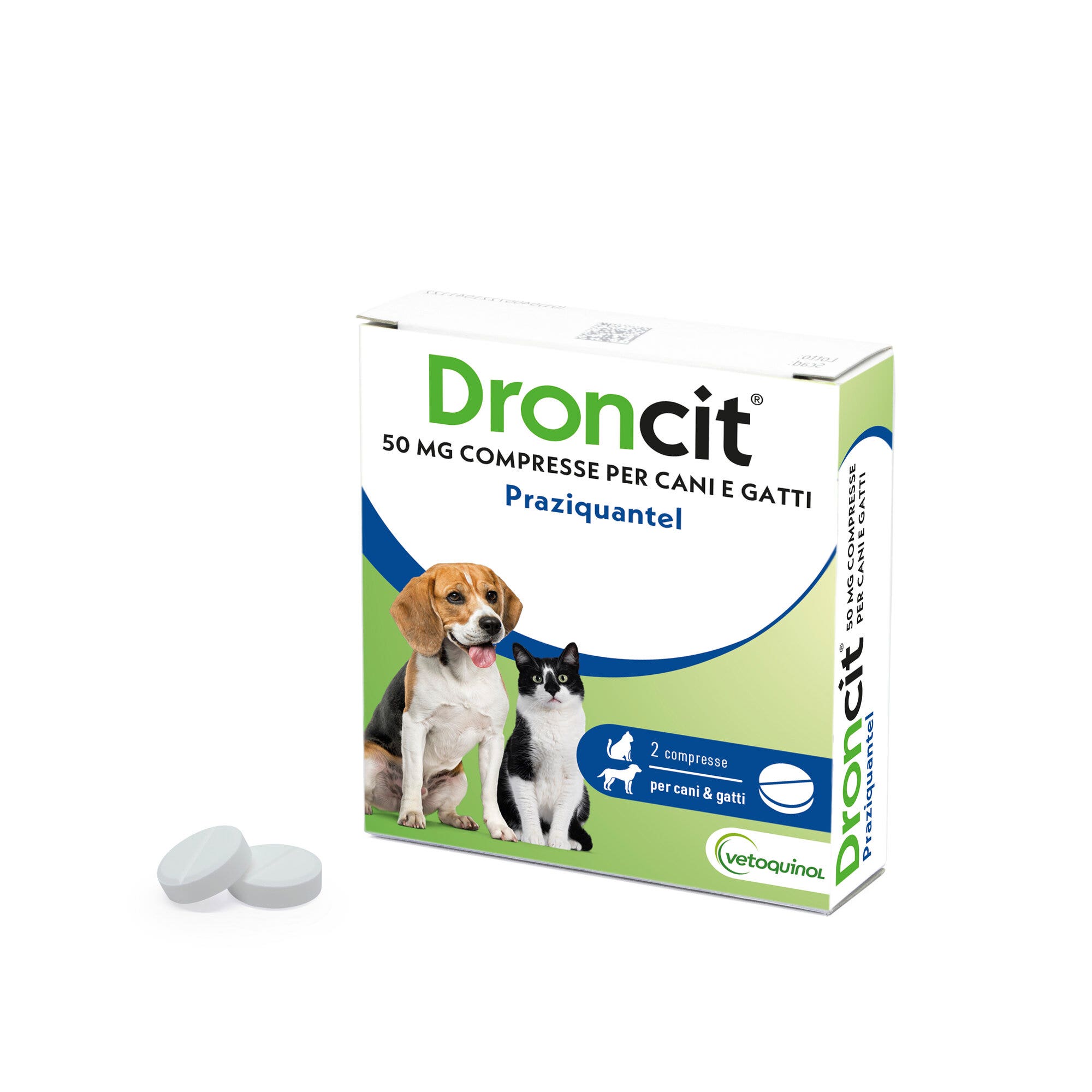 Droncit 2 Compresse Per Cani E Gatti 50mg-1