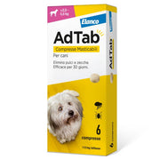 Adtab Per Cani Da 2,5 A 5,5kg 6 Compresse Masticabili 56mg