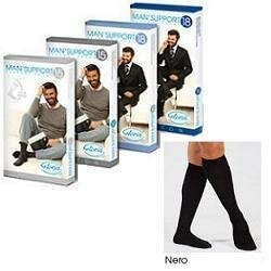Man'Support 18 Gambaletto 18 Mmhg Colore Nero Taglia 4-1