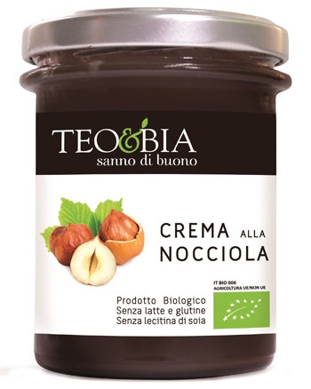Teo & Bia Crema alla Nocciola Bio 212g-1