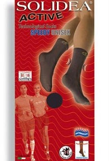 Solidea Active Speedy Calzini Compressione Graduata Colore Nero Taglia 4 - XL-1