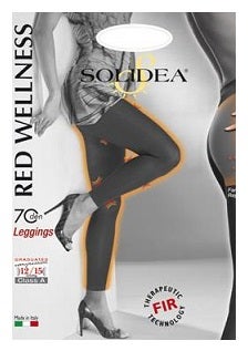 Solidea Red Wellness Leggings 70 Denari Colore Pavone Taglia 1 - S-1