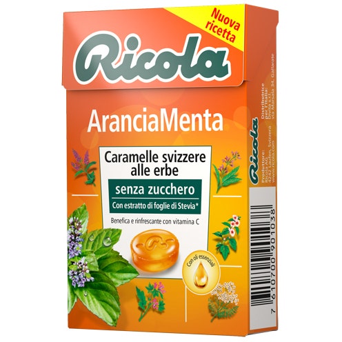Ricola Arancia/Menta No Zucchero 50g  - 2