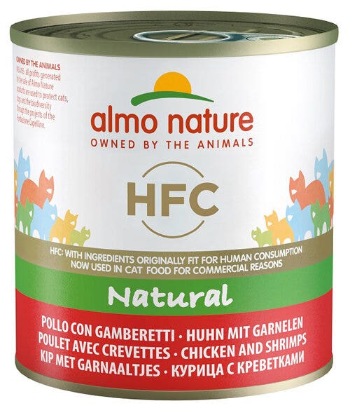 Almo Nature HFC Natural Pollo Con Gamberetti Per Gatti Adulti 280g-2