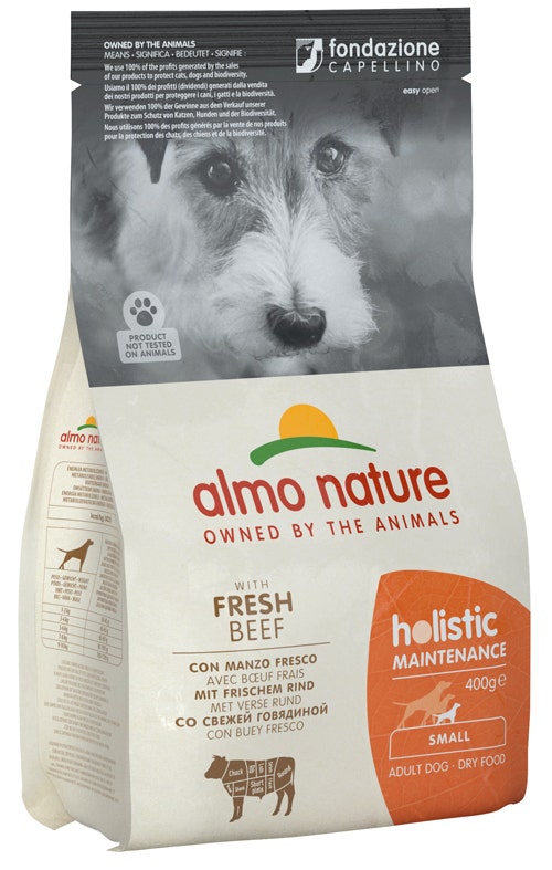 Almo Nature Holistic Maintenance Manzo Fresco E Riso Cibo Secco Per Gatti Adulti Taglia Piccola Sacco 400g-1