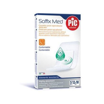 Pic Soffix Med Cerotti Antibatterici 10x12cm 5 Pezzi  - 2