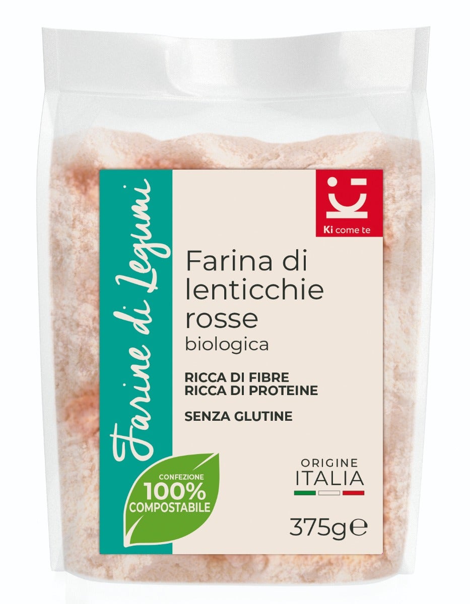 Ki Farina Di Lenticchie Rosse Decorticate Senza Glutine 375g-1