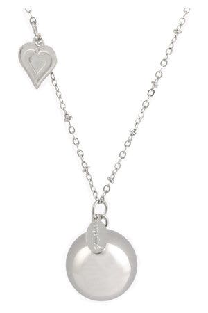 ARGENTOE' COLLANA BOLA CUORE-2