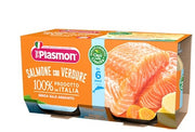 Plasmon Omogenizzato Salmone Con Verdure 80gx4 Pezzi-1