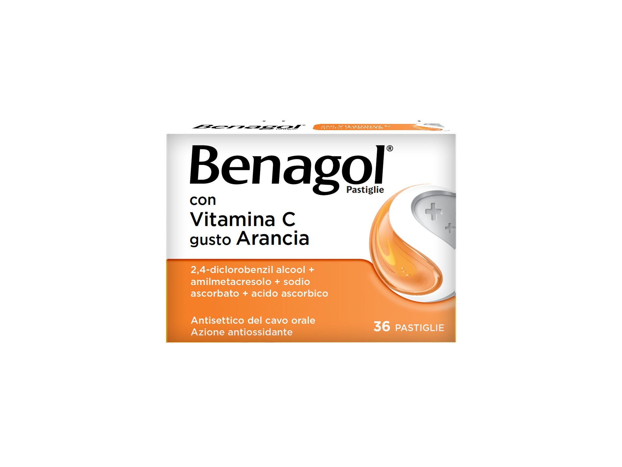 Benagol Vitamina C Aroma Arancia 36 Pastiglie-16