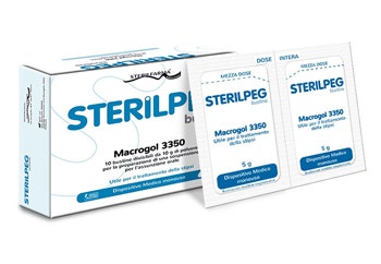 Sterilpeg Macrogol 3350 10 Bustine Bipartite 10g  - 1