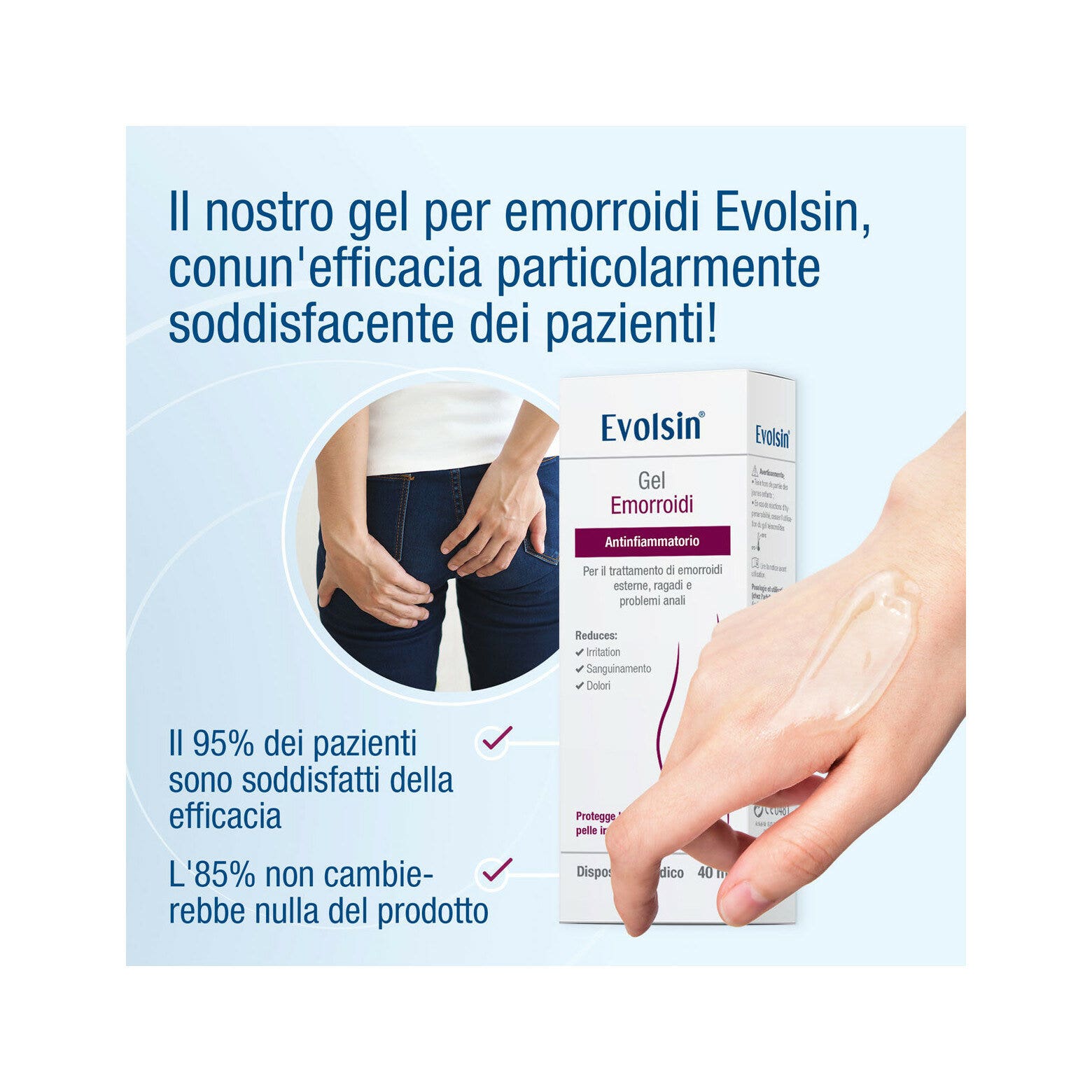 Evolsin Gel Per Emorroidi 40ml-3