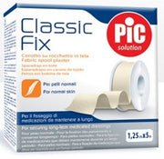 Pic Classic Fix Cerotto Rocchetto Tela Bianco 1,25cm x 5m  - 1