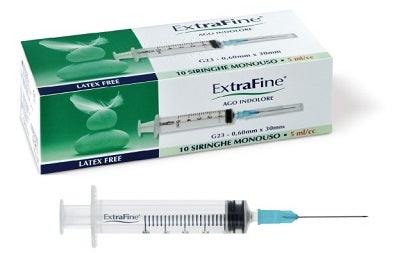 Siringa Extrafine 5ml G23 0.60x30mm 10 Pezzi  - 1