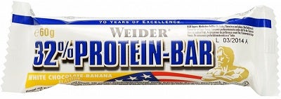 Weider Barretta 32% Protein-Bar Cioccolato Bianco/Banana 60g-1