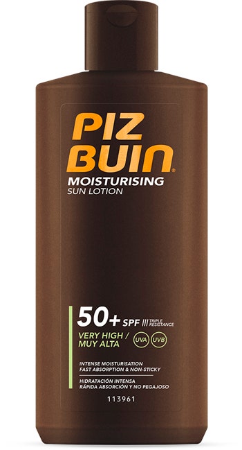 Piz Buin Moisturising Latte Solare SPF 50+ Protezione Molto Alta 200ml-1