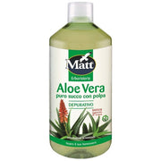 Matt Erboristeria Aloe Vera Puro Succo Con Polpa 1 Litro-2