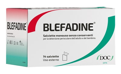 Blefadine Salviette Monouso Detersione Perioculare 14 Pezzi-1