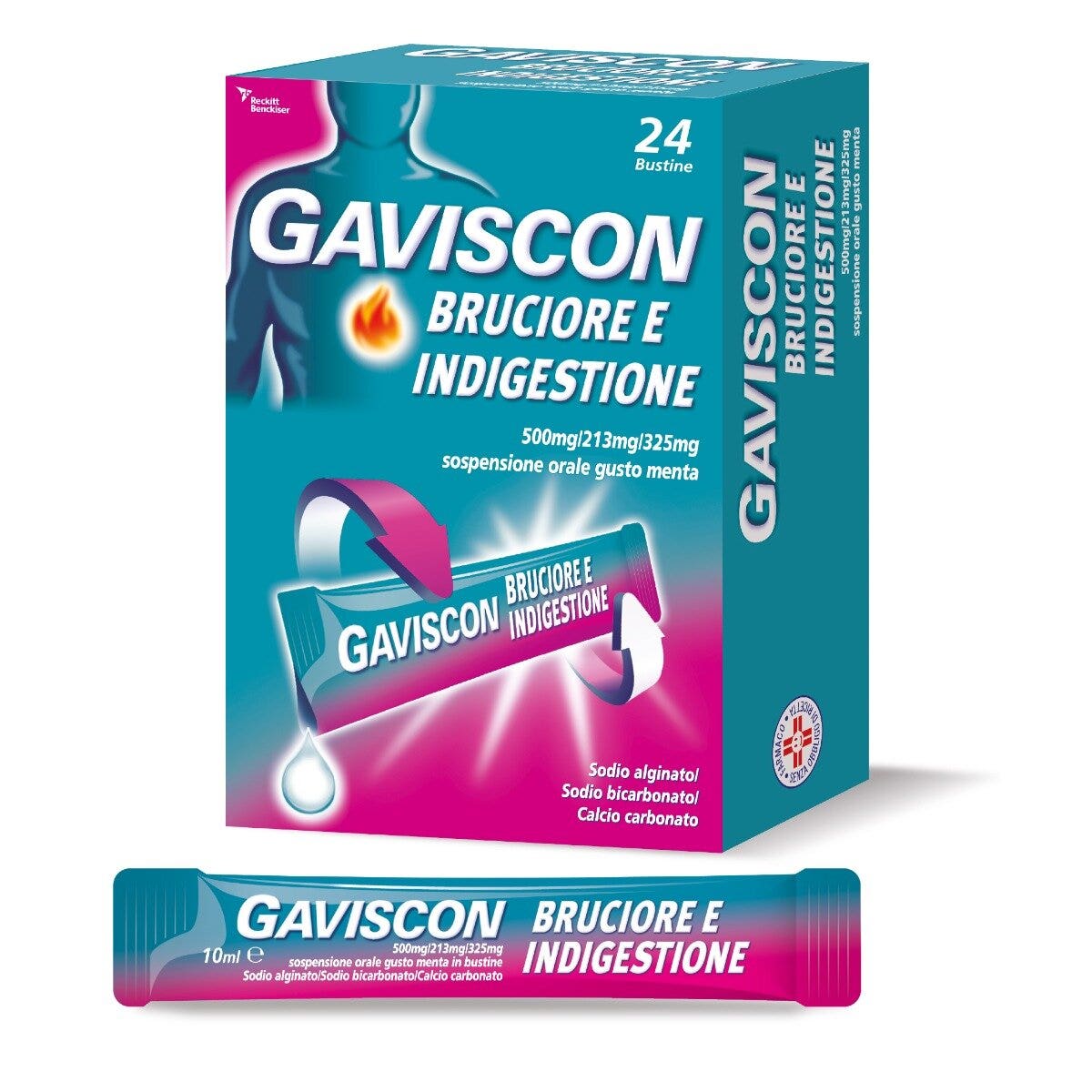 Gaviscon Bruciore E Indigestione 24 Bustine-0