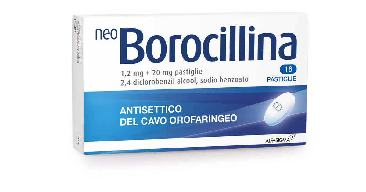 Neoborocillina 16 Pastiglie 1,2+20mg  - 2
