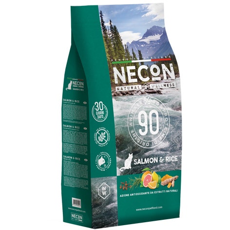 Necon Natural Wellness Adulti Salmone/Riso 1,5kg  - 2
