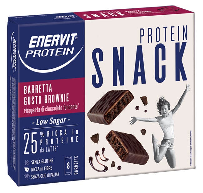 Enervit Protein Snack Brownie 8 Barrette-1