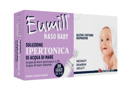 Eumill Naso Baby Soluzione Ipertonica 20x5ml  - 1