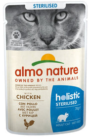 Almo Nature Anti-Hairball Cibo Umido Con Pollo Fresco Per Gatti Adulti Bustina 70g-1